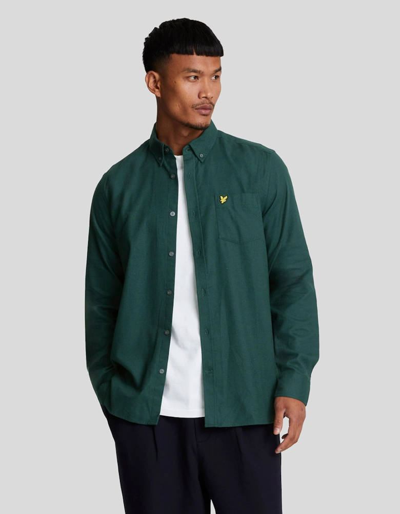 Plain Flannel Shirt