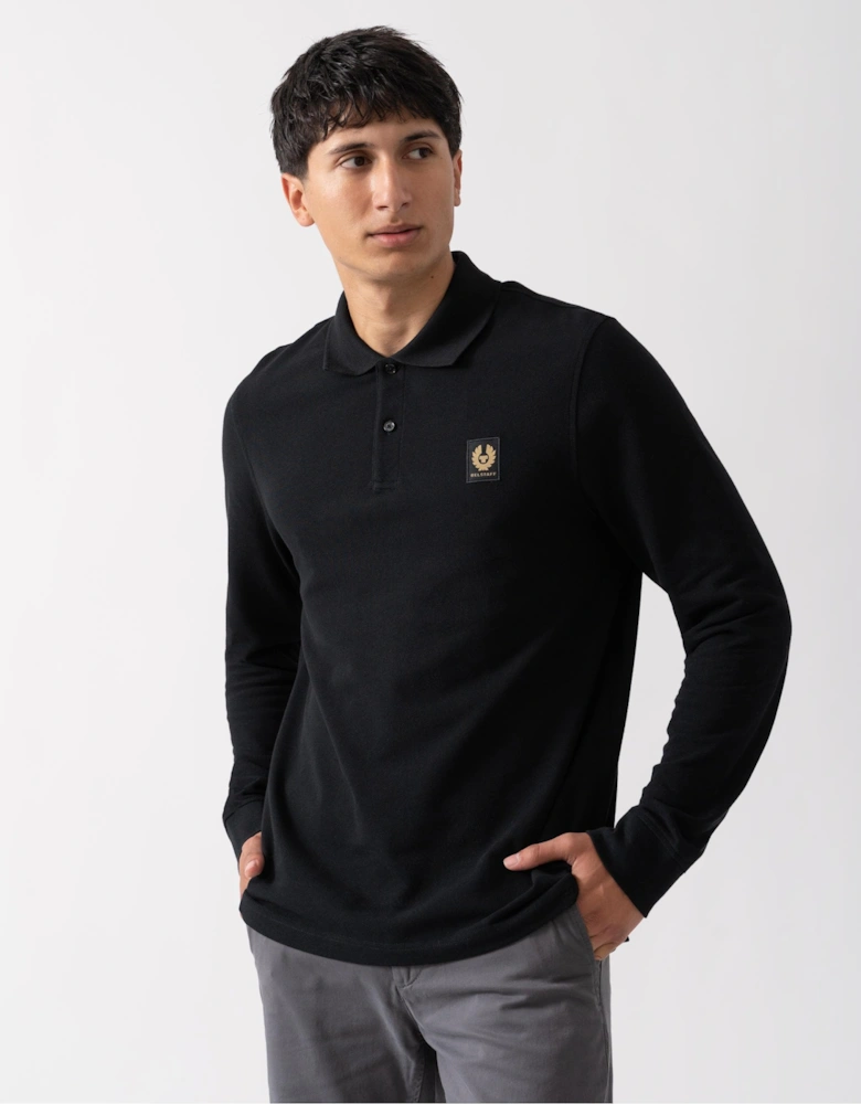 Long Sleeved Mens Essentials Polo