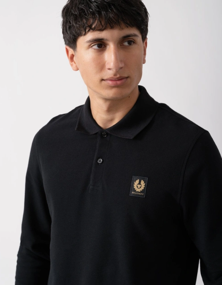 Long Sleeved Mens Essentials Polo