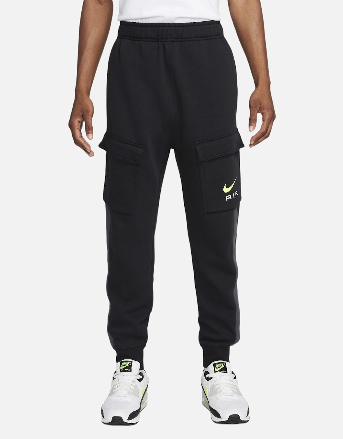 Men's NIKE FV0167 Mens Jogger Black Sweat Pants Sports Running Bottom - Size: 32/30/31