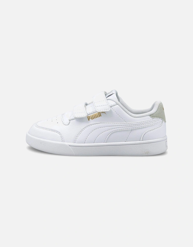 Kid's Unisex Shuffle Velcro Trainers - White