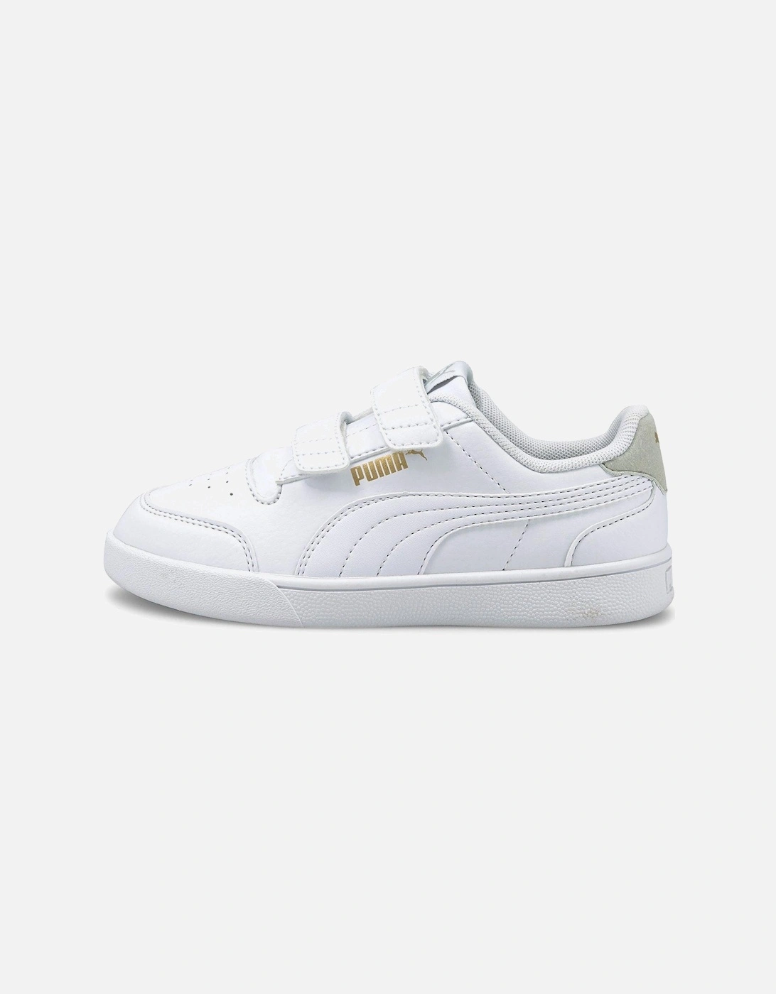 Kid's Unisex Shuffle Velcro Trainers - White, 7 of 6