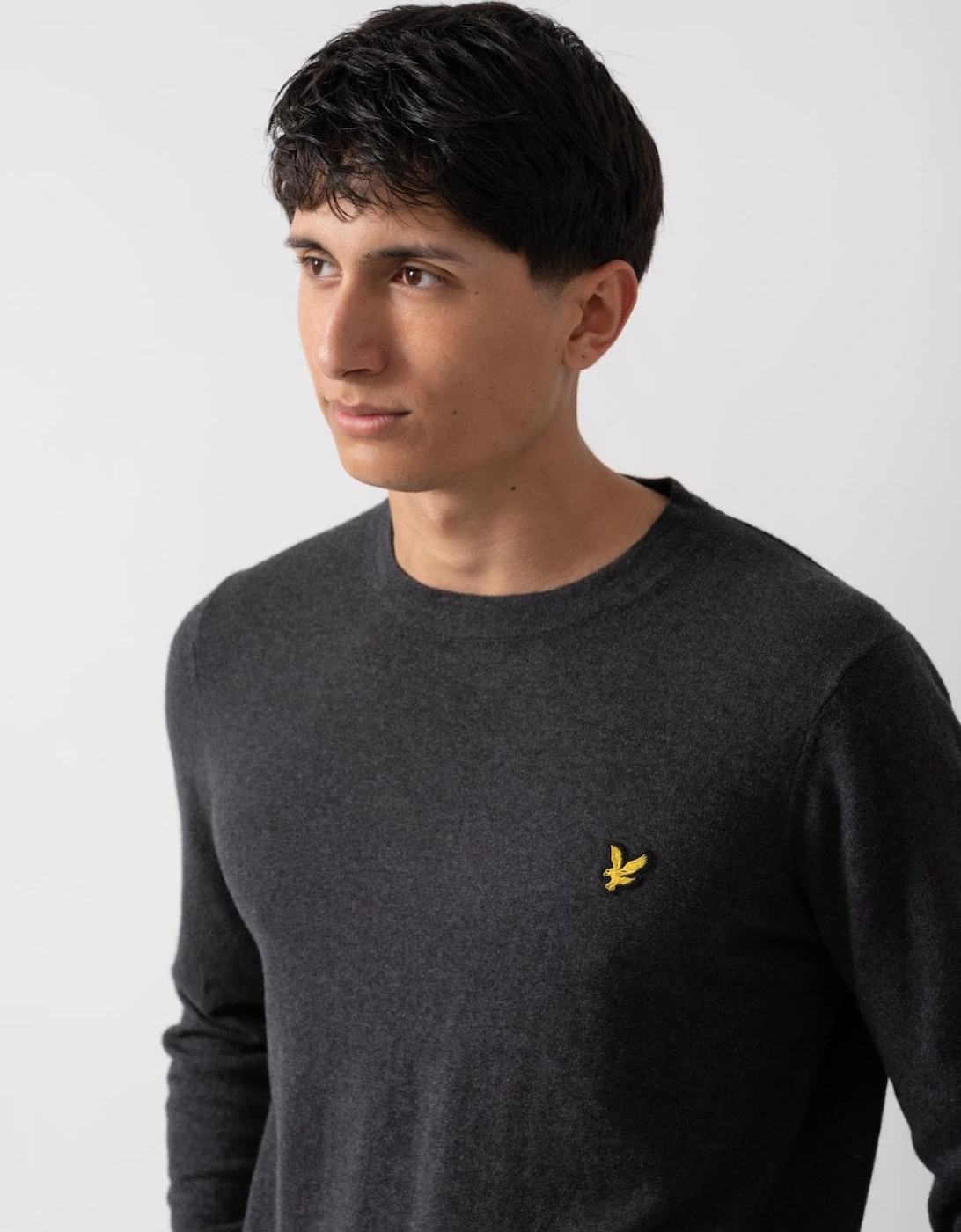 Lyle & Scott Cotton Merino Mens Crew Neck Jumper