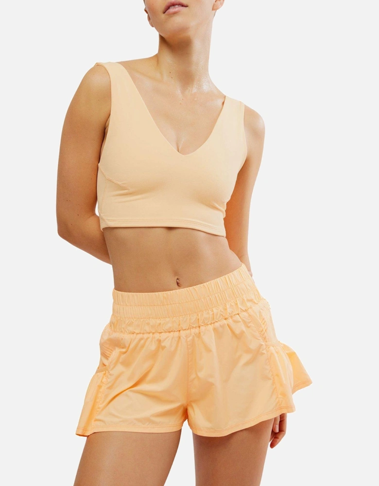 Womens Training Never Better Crop Cami - Orange