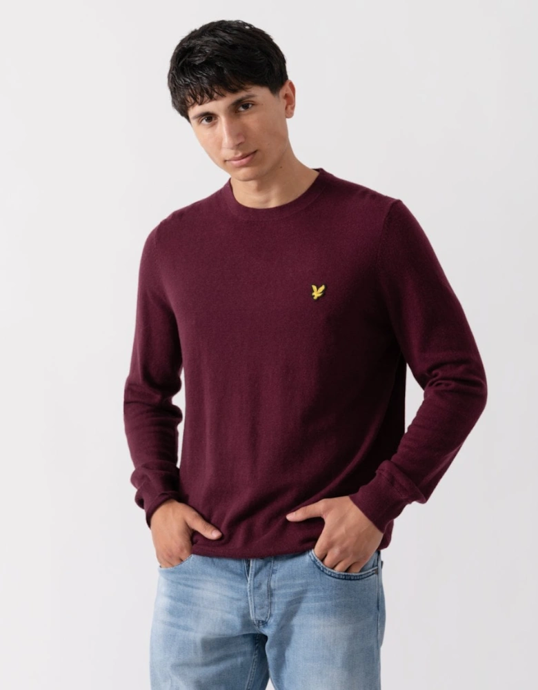 Lyle & Scott Cotton Merino Mens Crew Neck Jumper