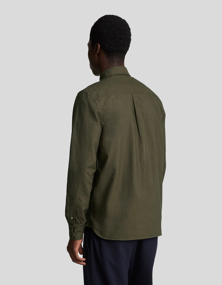 Tonal Eagle Plain Oxford Shirt