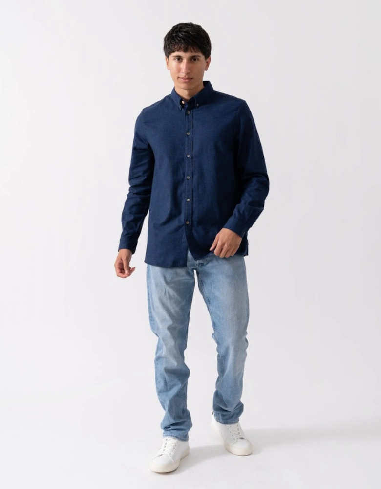 PS Mens Long Sleeve Brushed Cotton Shirt