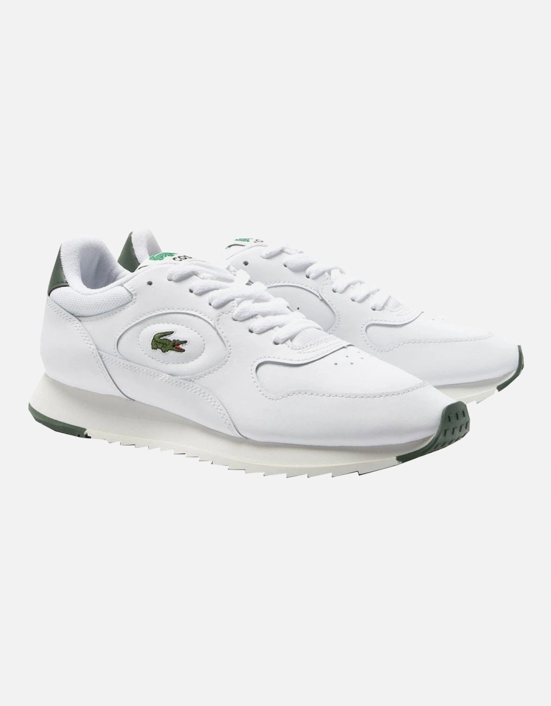 Men's White Linetrack Trainers