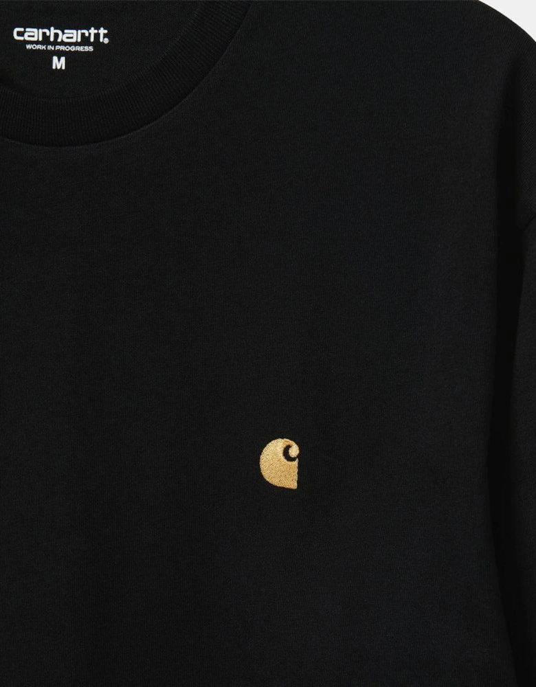 L/S Chase T-Shirt Black/Gold