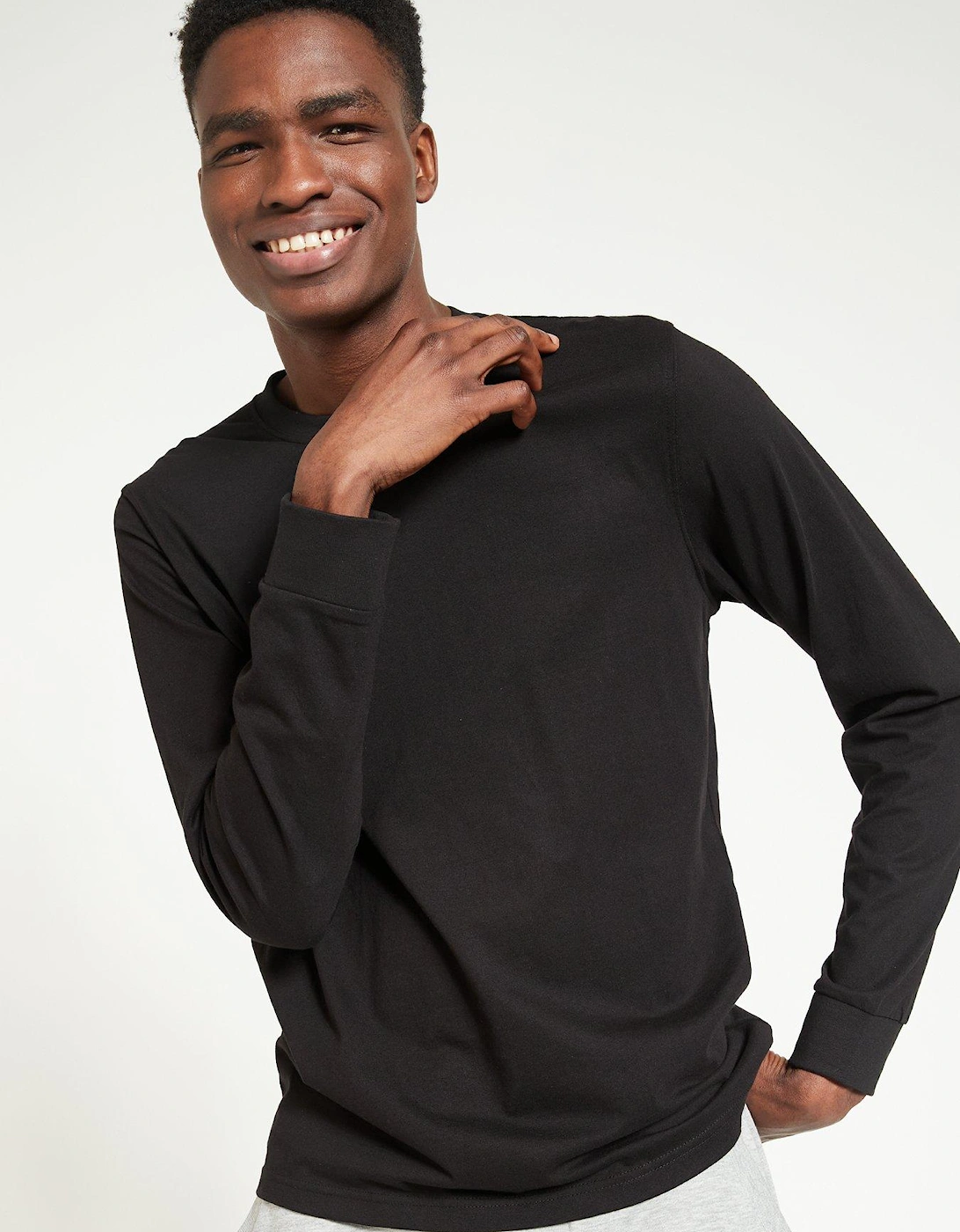 Essentials Long Sleeve T-Shirt - Black, 5 of 4