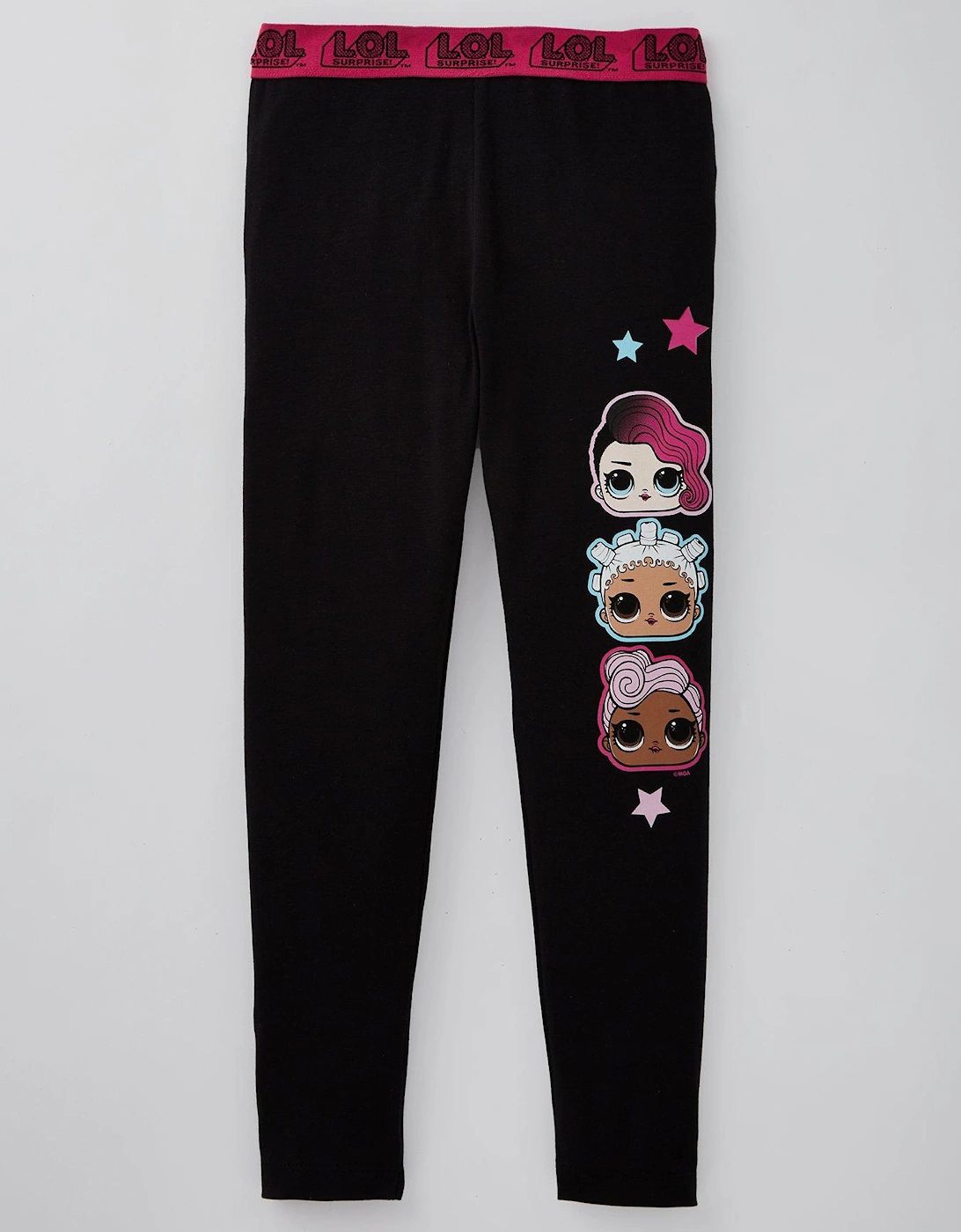 Lol Surprise Elastic Waist Leggings - Black, 5 of 4