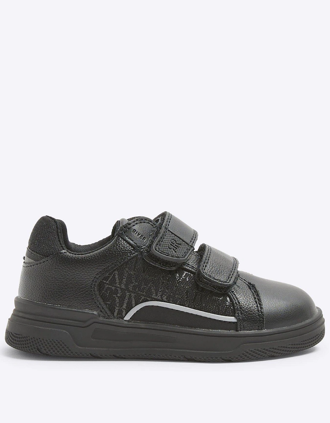 Boys Ri Panel Trainers - Black, 6 of 5