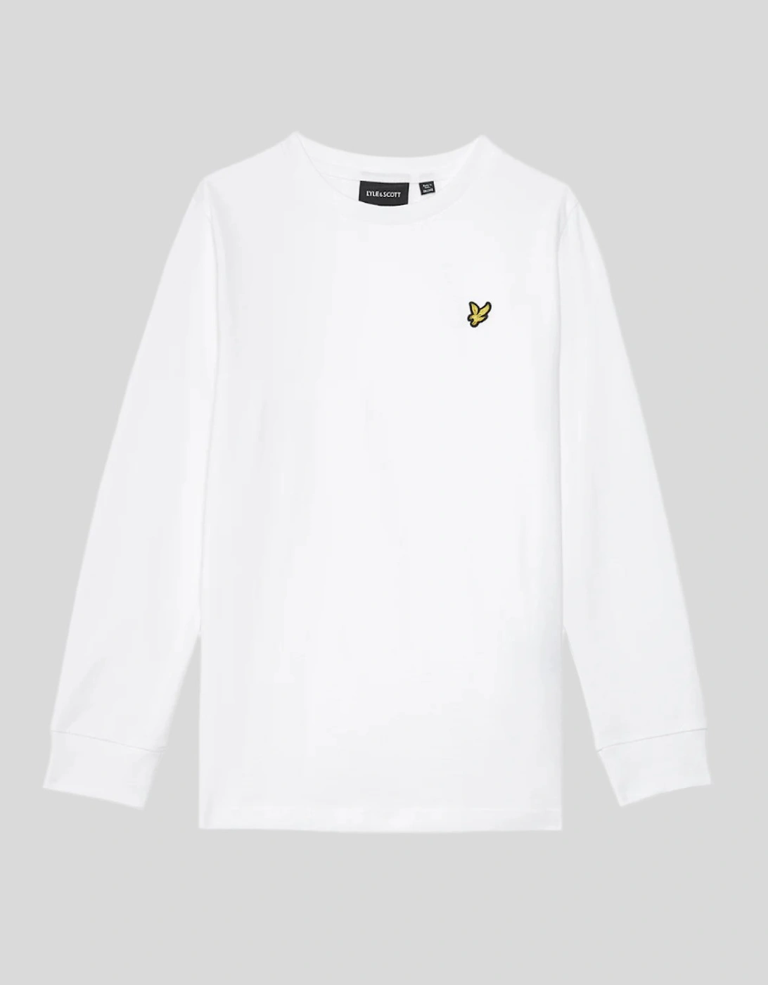 Lyle & Scott Lyle And Scott Boy's Long Sleeve Cotton T-Shirt - White