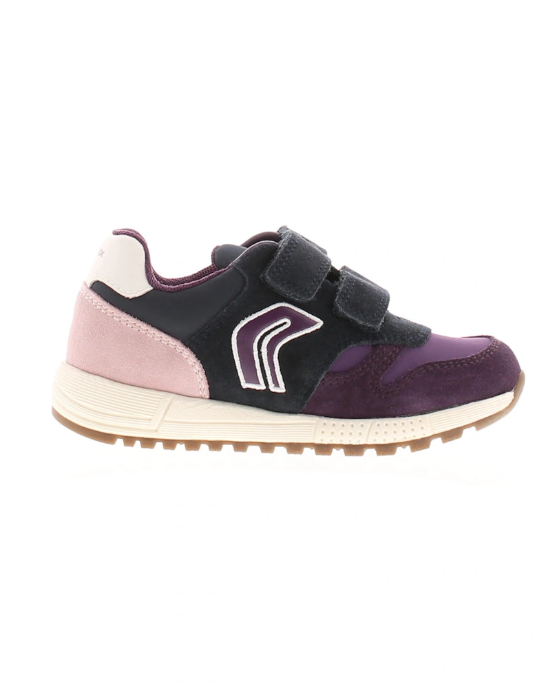 Infants Girls Trainers Alben Girl A Touch Fastening purple UK Size