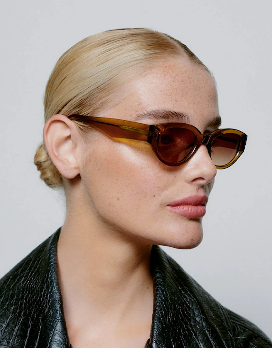 A.Kjaerbede Winnie Smoke Transparent Sunglasses