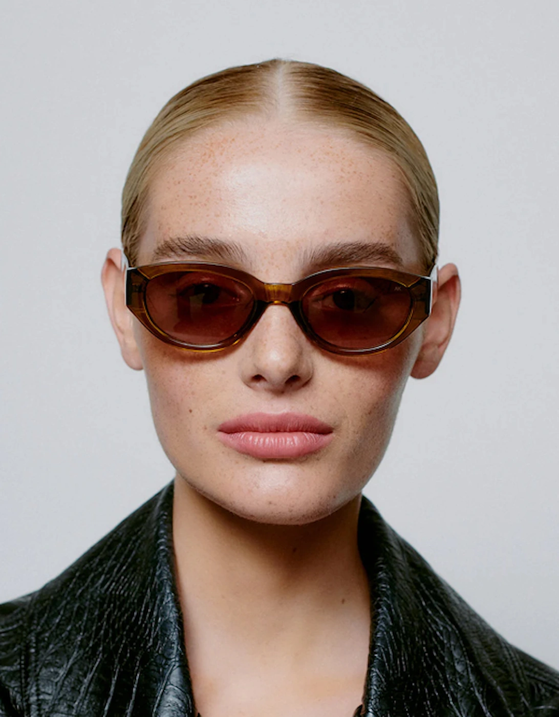 A.Kjaerbede Winnie Smoke Transparent Sunglasses