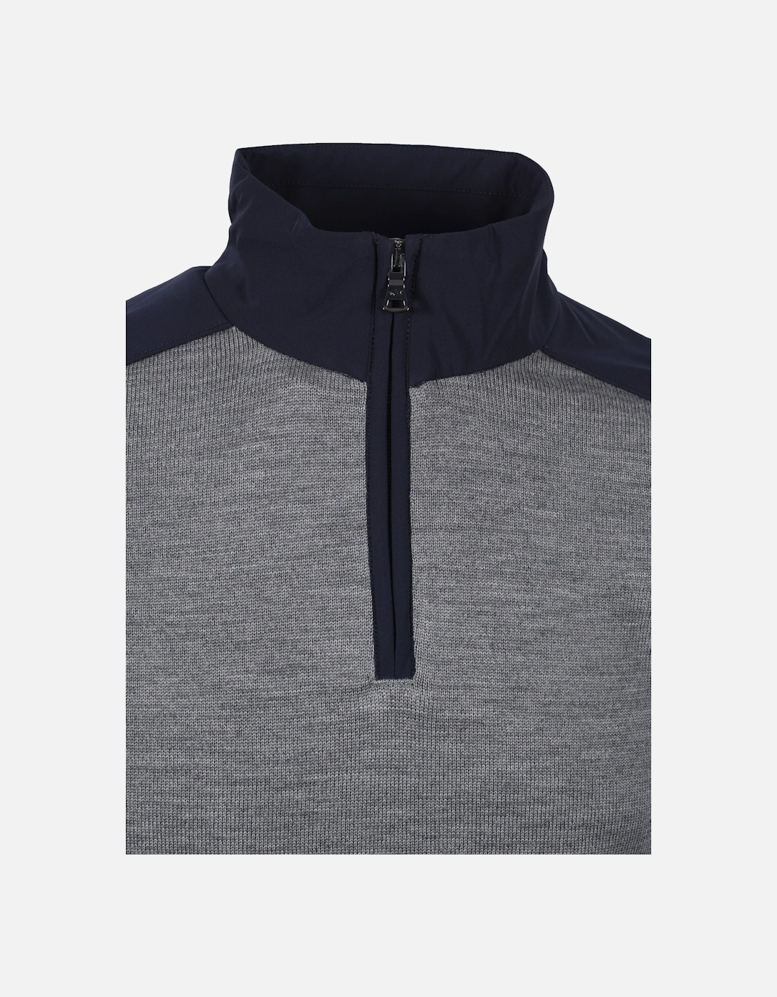 Paul And Shark Half Zip Knitwear Grey