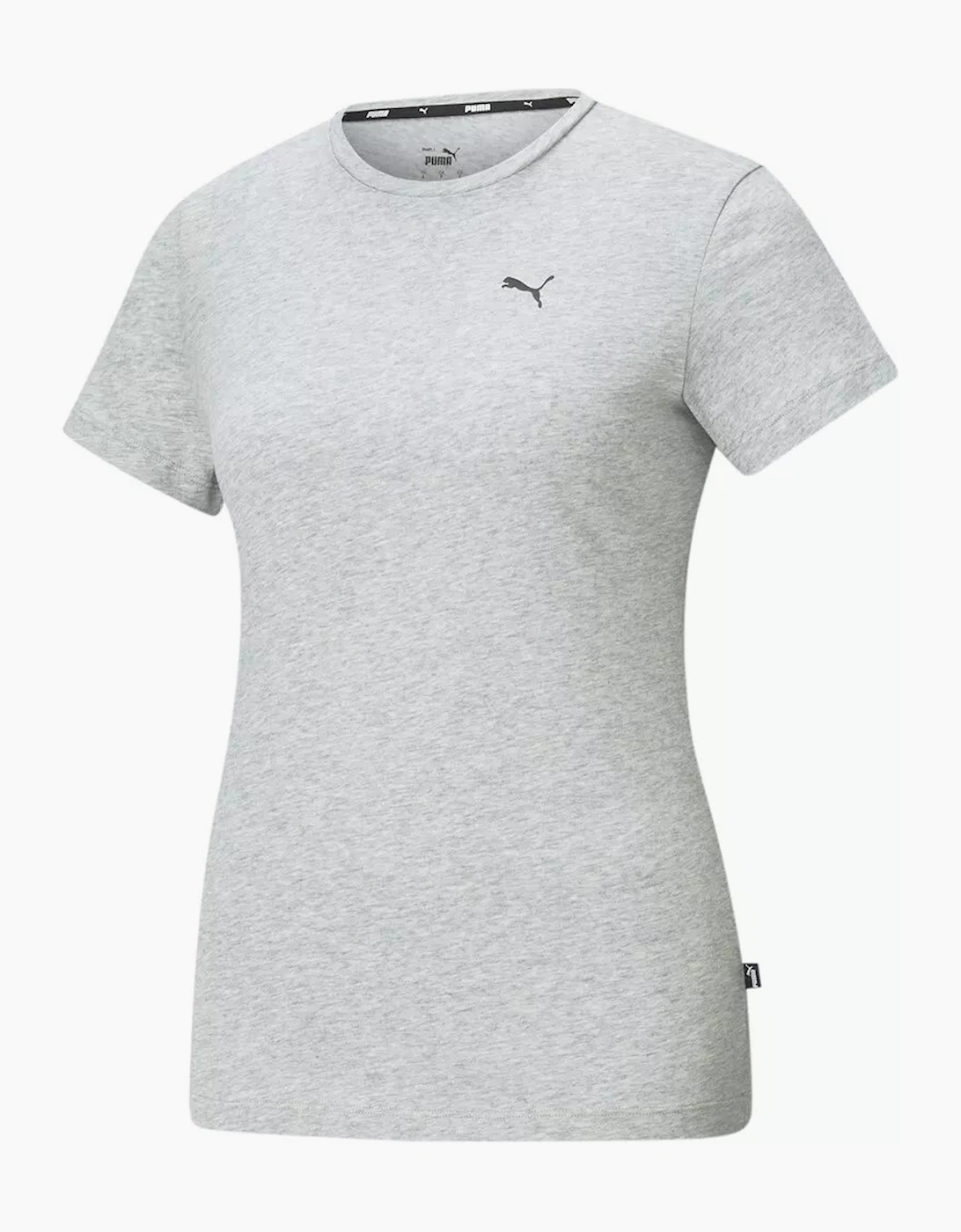Women's Puma Womens/Ladies Small Logo T-Shirt - Grey - Size: 14