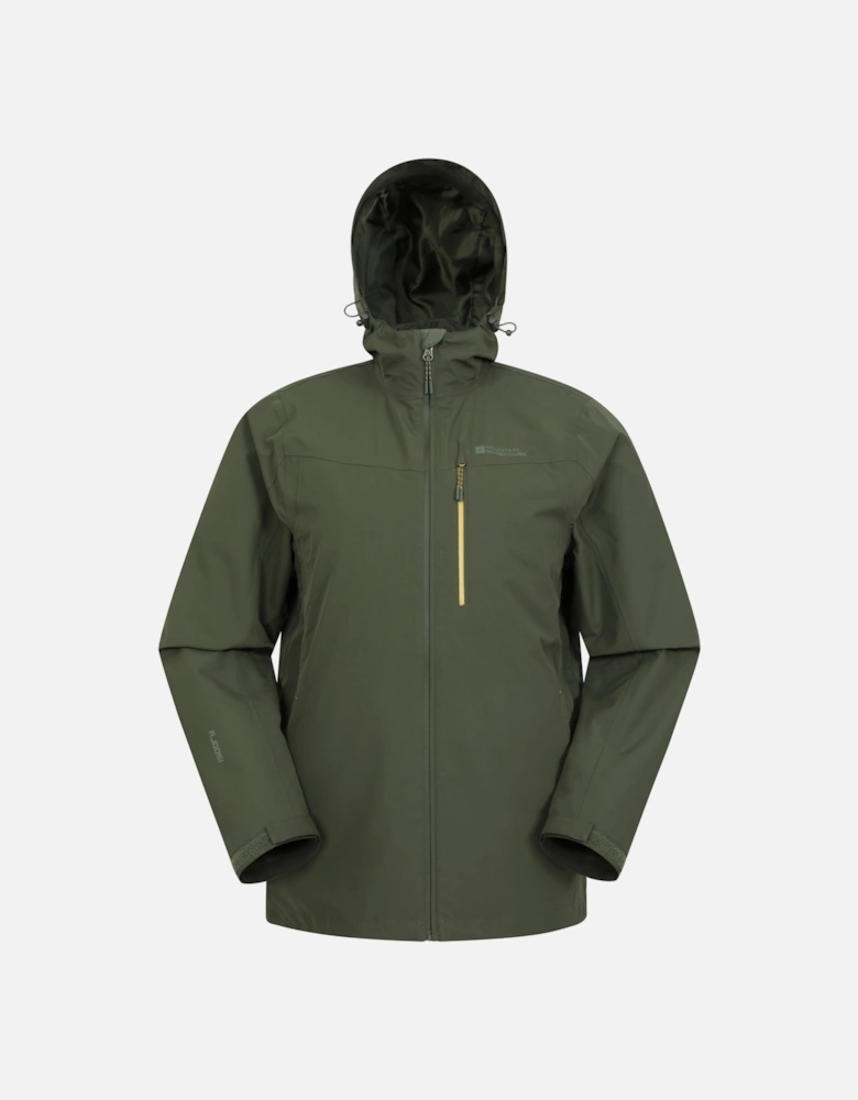 Mens Brisk Extreme Colour Block Waterproof Jacket