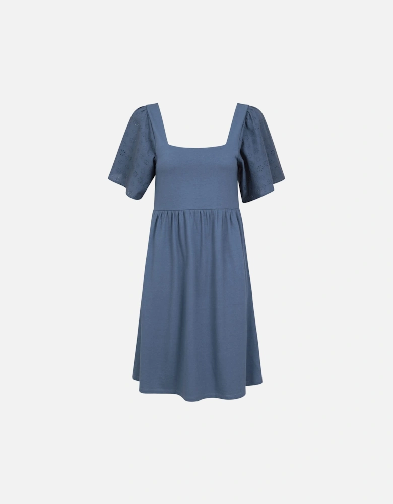 Womens/Ladies Verona Broderie Sleeve Dress