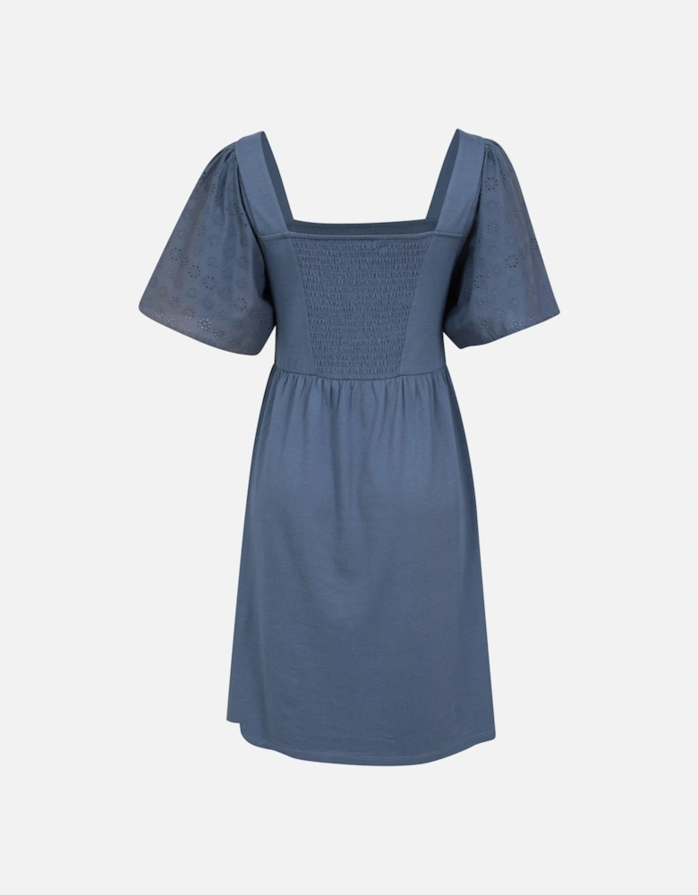 Womens/Ladies Verona Broderie Sleeve Dress