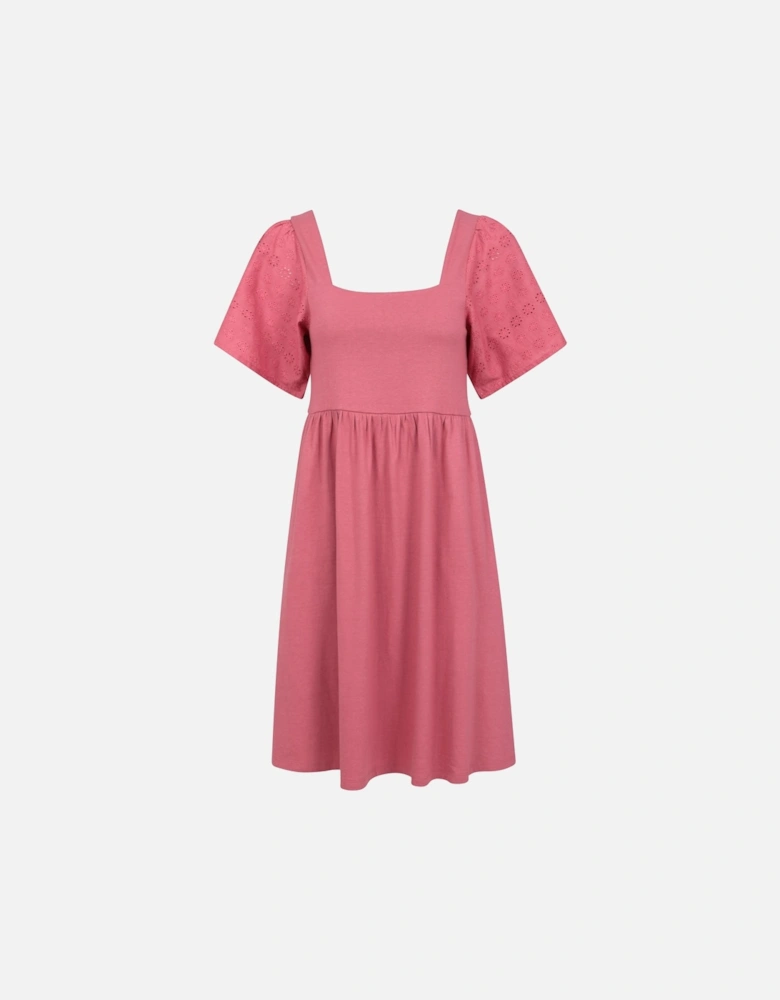 Womens/Ladies Verona Broderie Sleeve Dress