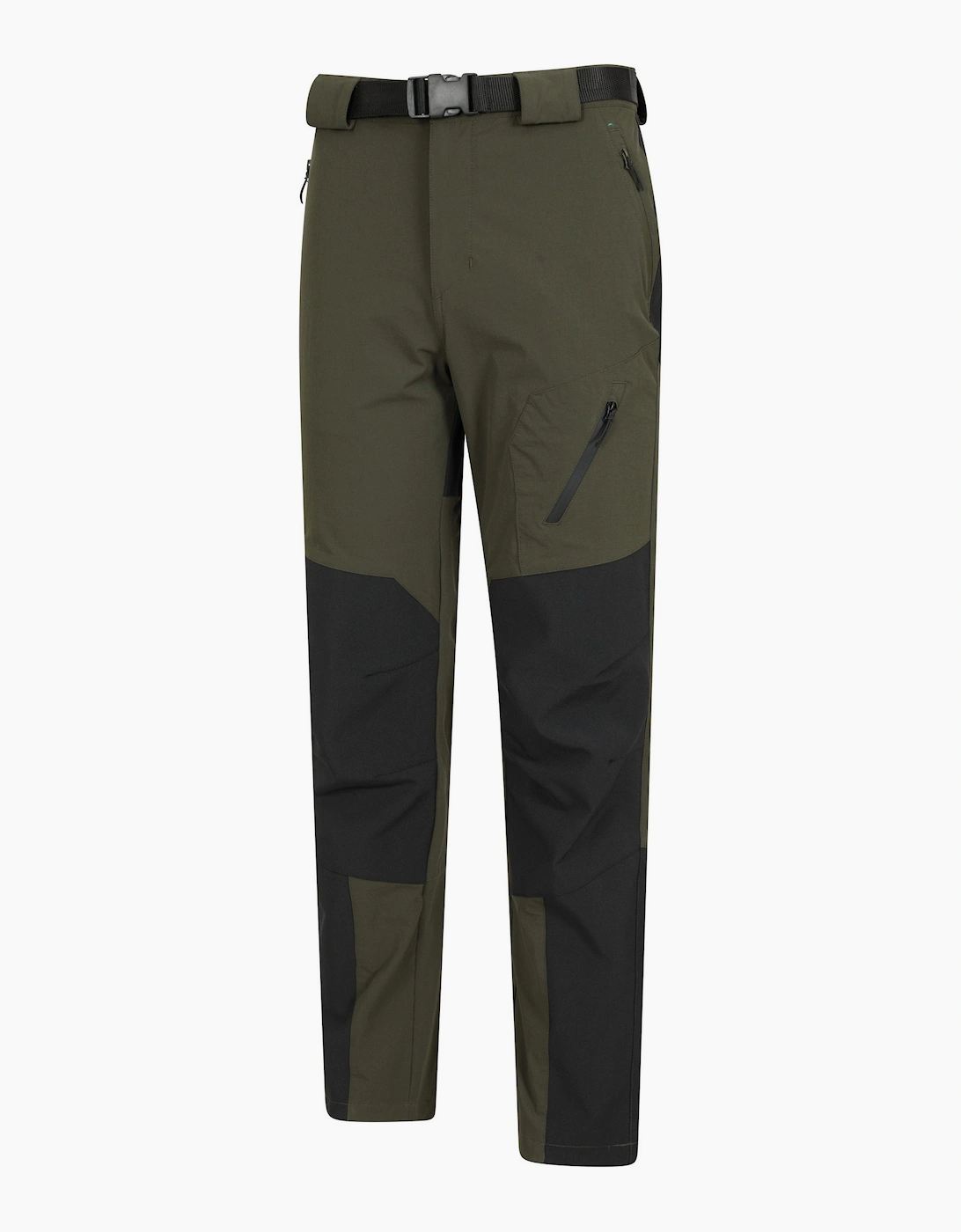 Men's Mountain Warehouse Mens Forest Water Resistant Short Trousers - Green - Size: 36S