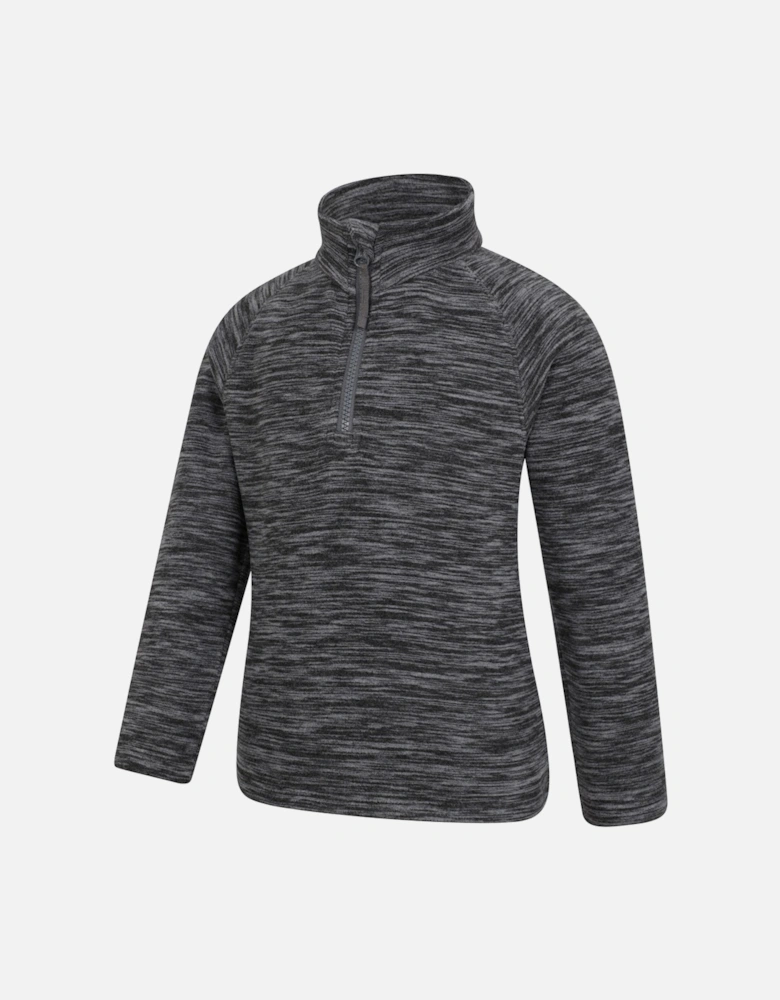 Childrens/Kids Snowdonia Half Zip Fleece Top