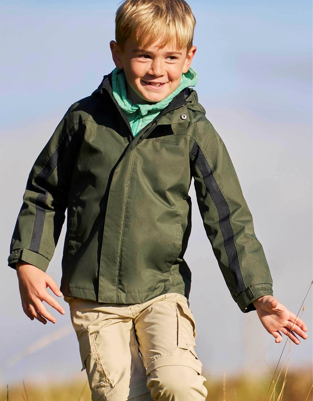 Mountain Warehouse Childrens/Kids Samson II Waterproof Jacket - Green - Size: 9 years/10 years