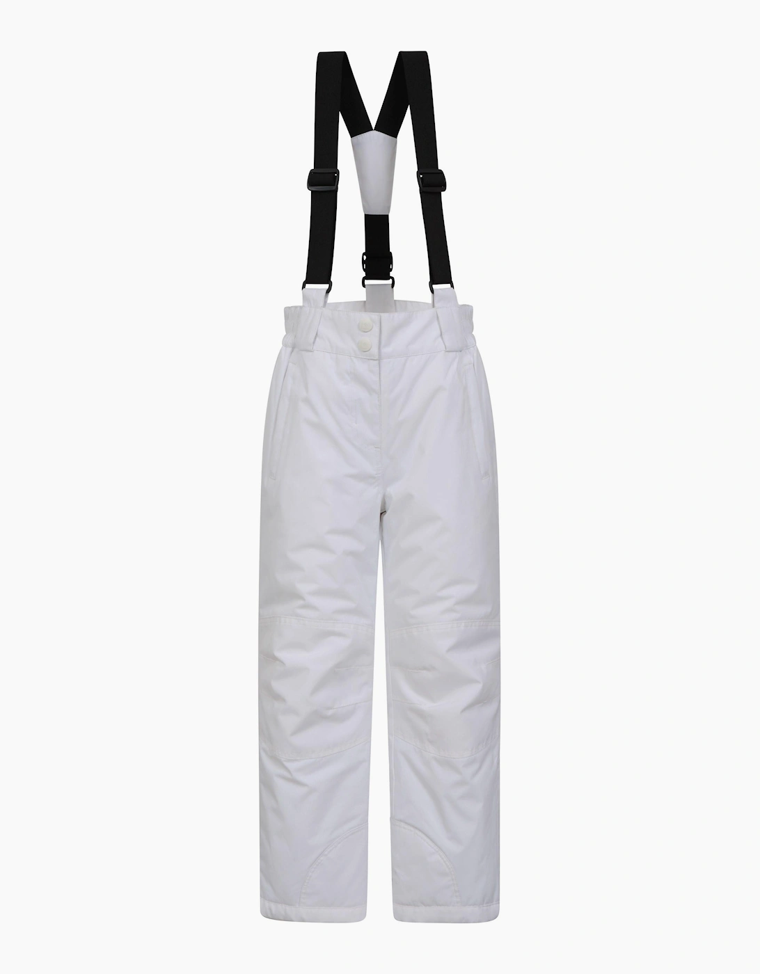 Mountain Warehouse Girls White Childrens/ Honey Ski Trousers - Size: 2 Years/3 Years Kids