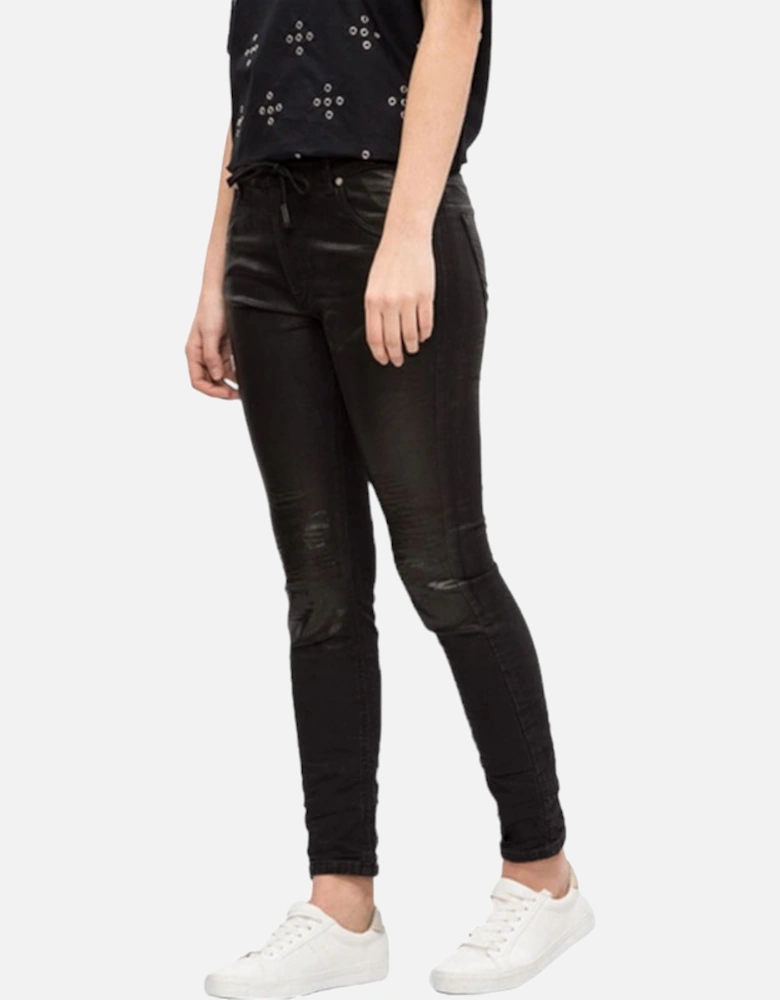 KRAILEY R NE 084JB Womens Jogg Jeans Slim Fit Sweat Denim Pants NEW