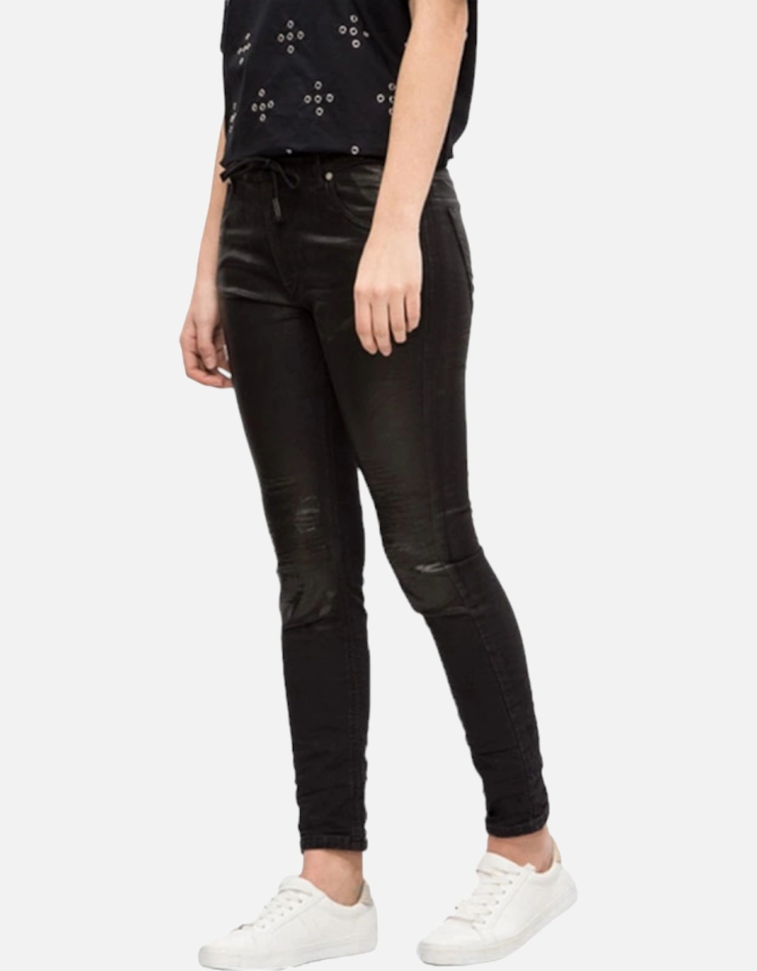 KRAILEY R NE 084JB Womens Jogg Jeans Slim Fit Sweat Denim Pants NEW