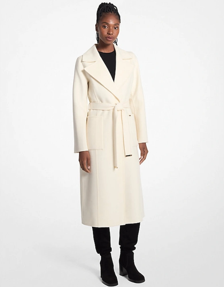 Wool Blend Trench Coat