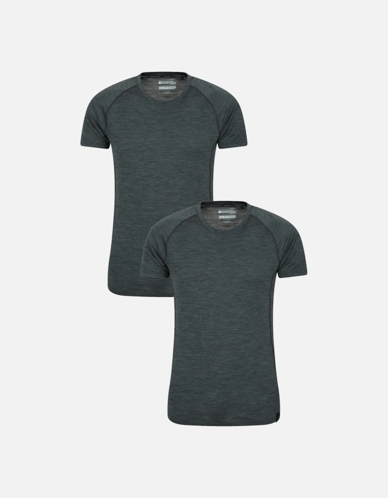 Mens Summit Merino Wool T-Shirt (Pack of 2)