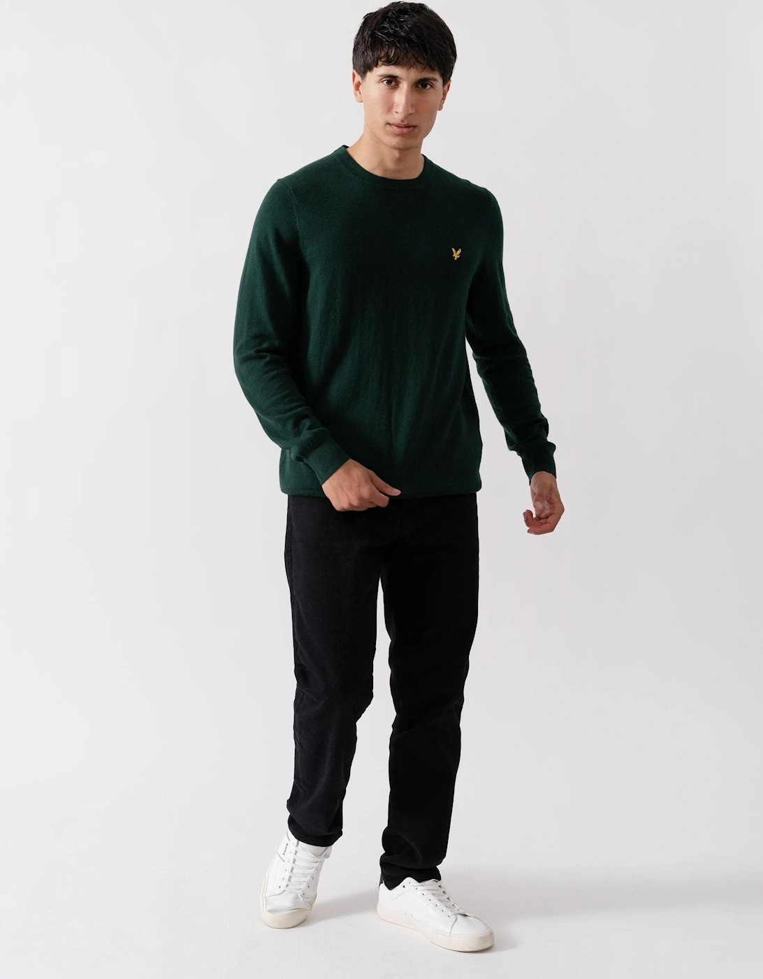 Lyle & Scott Cotton Merino Mens Crew Neck Jumper