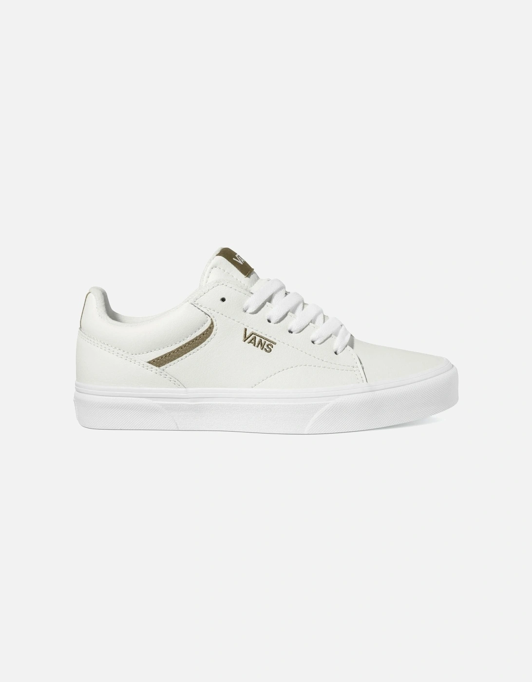 Womens Seldan Leather Low Rise Trainers, 2 of 1