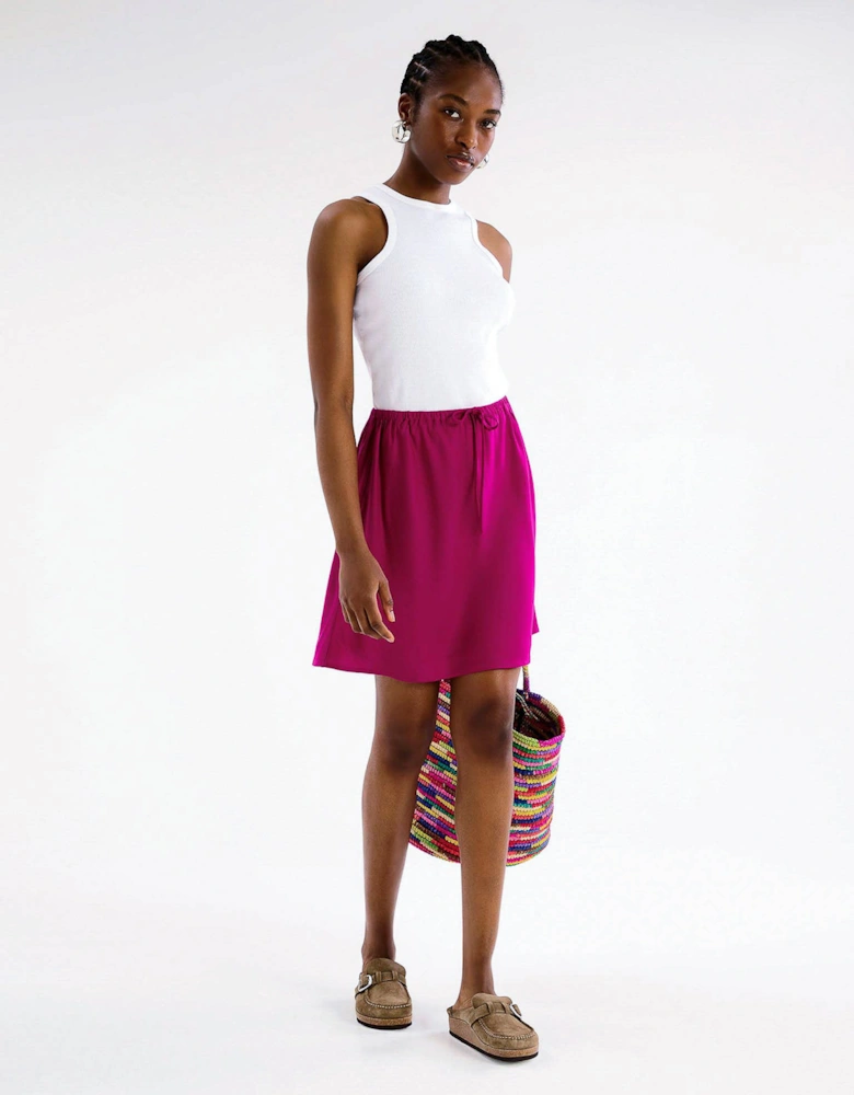 Nessa Drawcord Mini Skirt