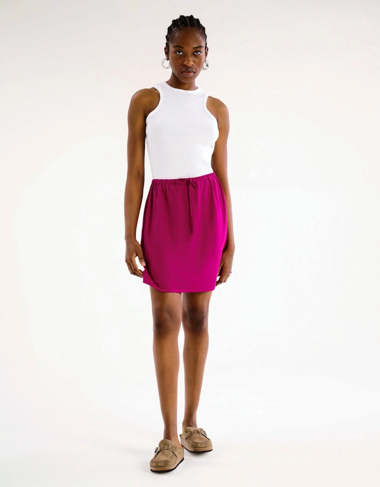 Nessa Drawcord Mini Skirt