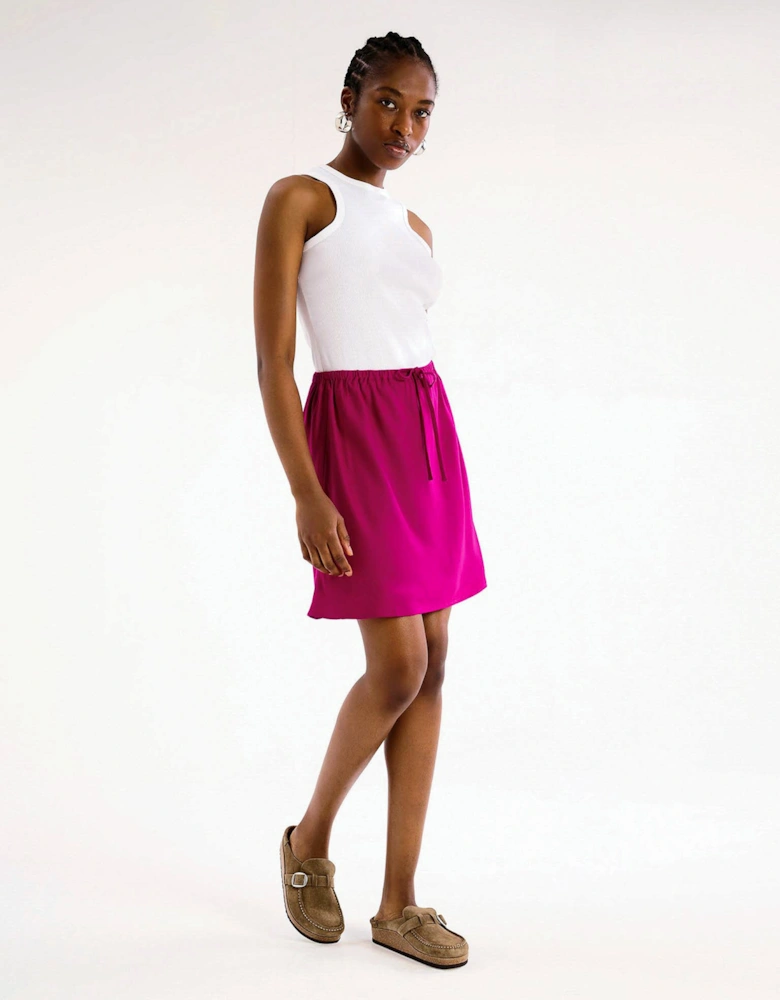 Nessa Drawcord Mini Skirt