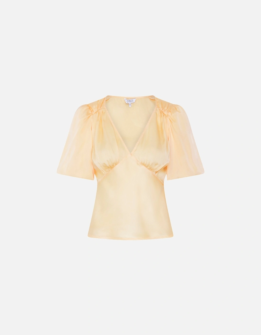 Cressida Puff Sleeve Top in Yellow