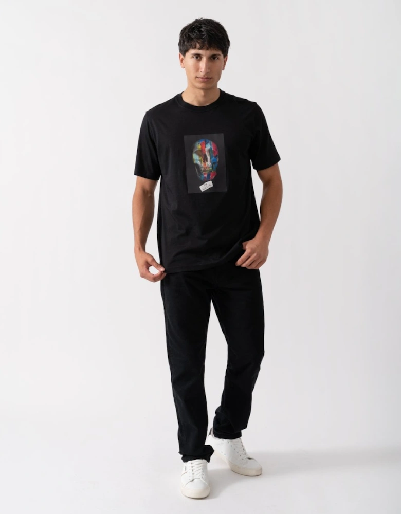 PS Mens Regular Fit Colour Skull T-Shirt