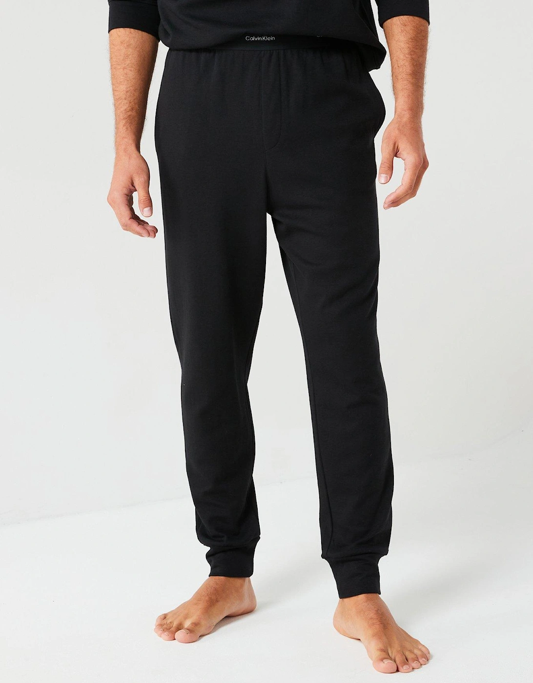 Modern Terry Cuffed Loungewear Pants - Black, 6 of 5