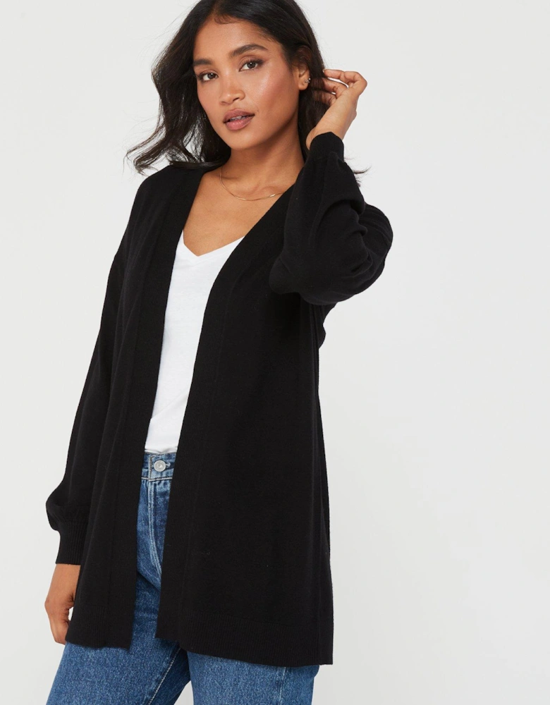 Edge to Edge Cardigan - Black