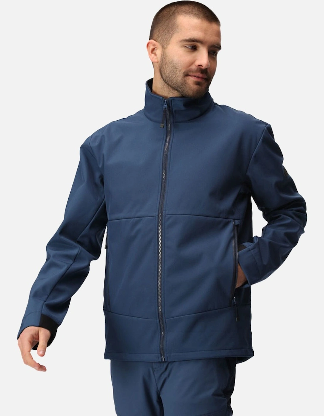 Mens Dendrick Full Zip Softshell Jacket, 5 of 4