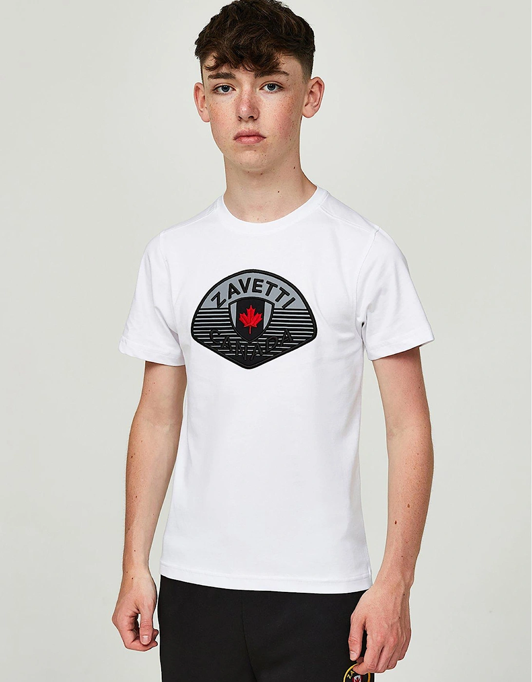 Zavetti Junior Boys Botticini Reflective T-shirt - White, 2 of 1