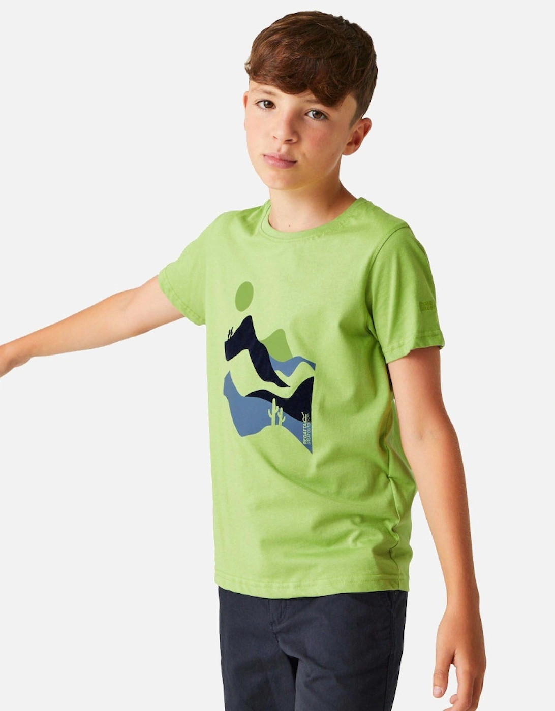 Boys Bosley VII Cotton Short Sleeve T Shirt, 5 of 4