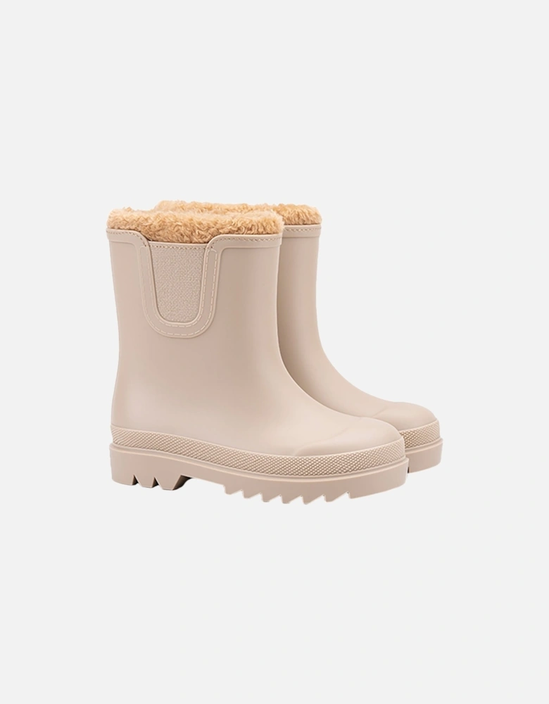 Beige Rain Boots