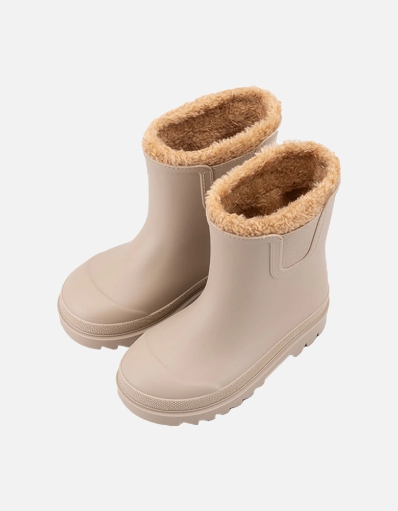 Beige Rain Boots