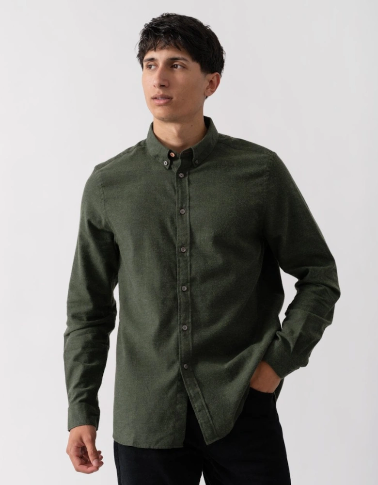 PS Mens Long Sleeve Brushed Cotton Shirt