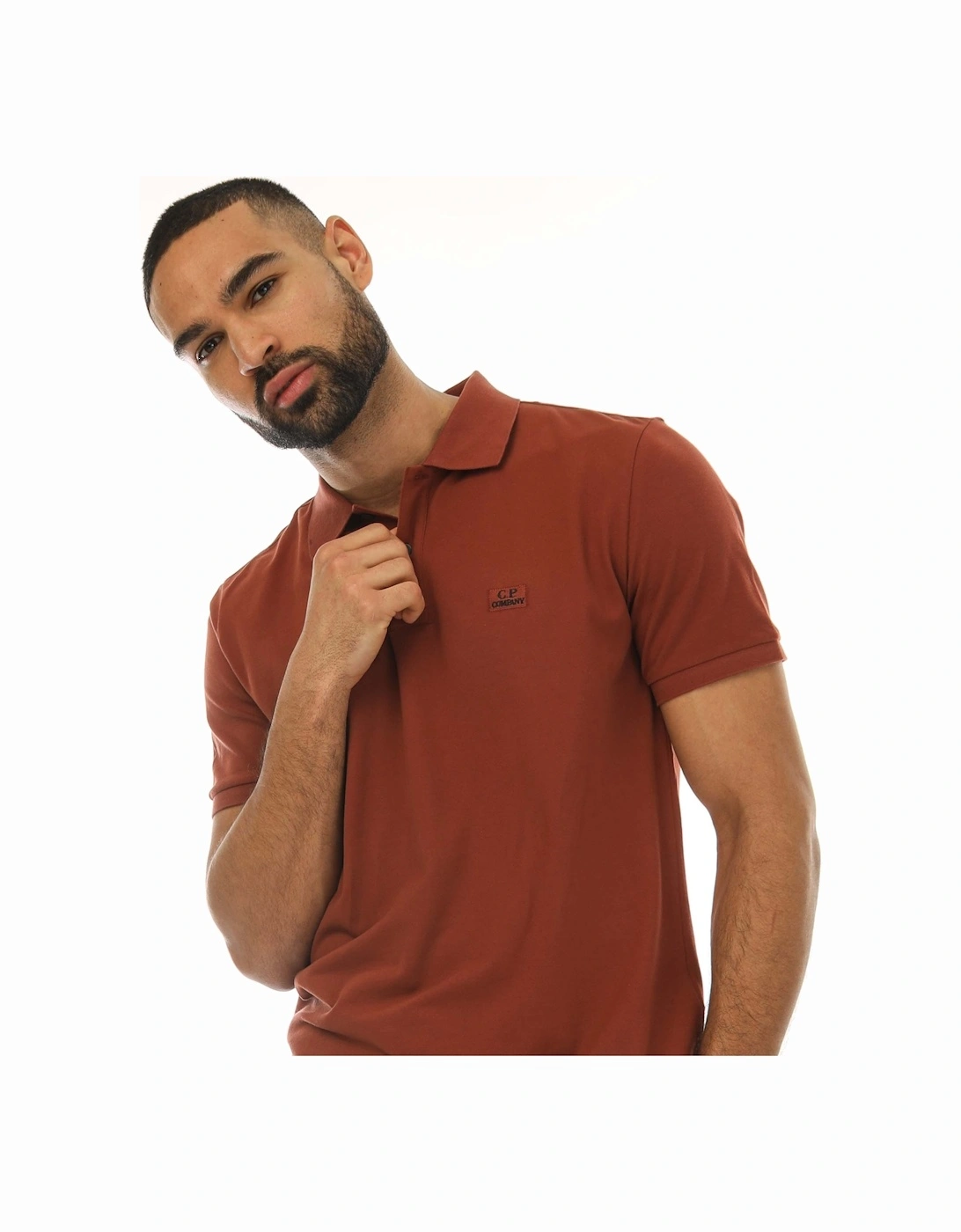 Mens Stretch Piquet Regular Fit Polo Shirt